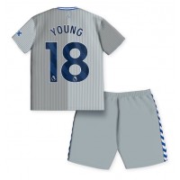 Everton Ashley Young #18 Rezervni Dres za djecu 2023-24 Kratak Rukav (+ Kratke hlače)